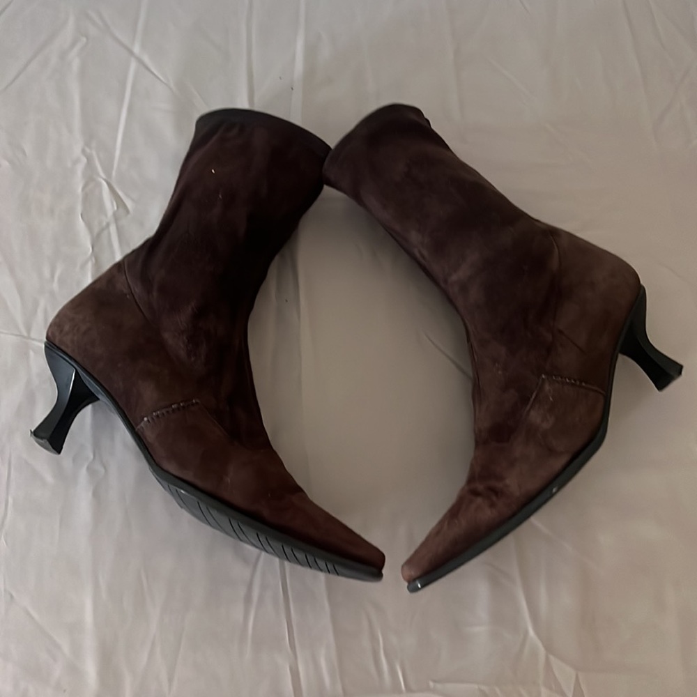 Stuart Weitzman Xcurve Sock Bootie - image 3